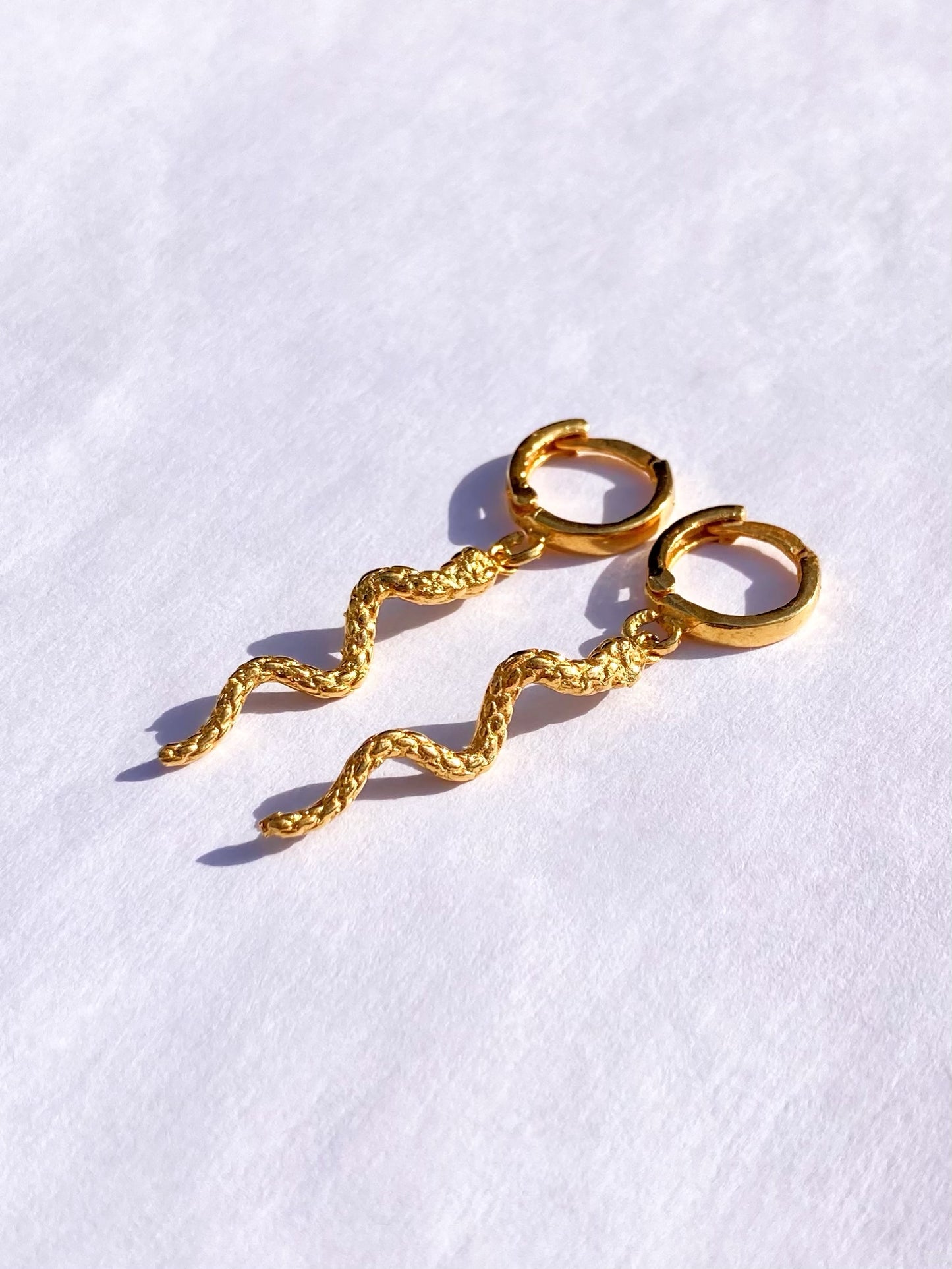 Aretes Serpiente Chica