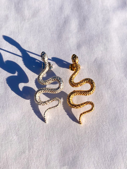 Aretes Serpiente Grande