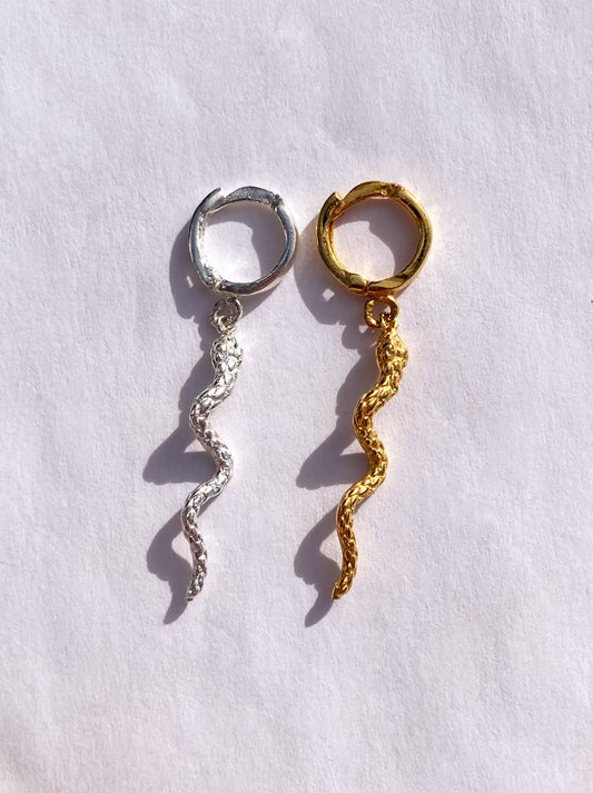 Aretes Serpiente Chica