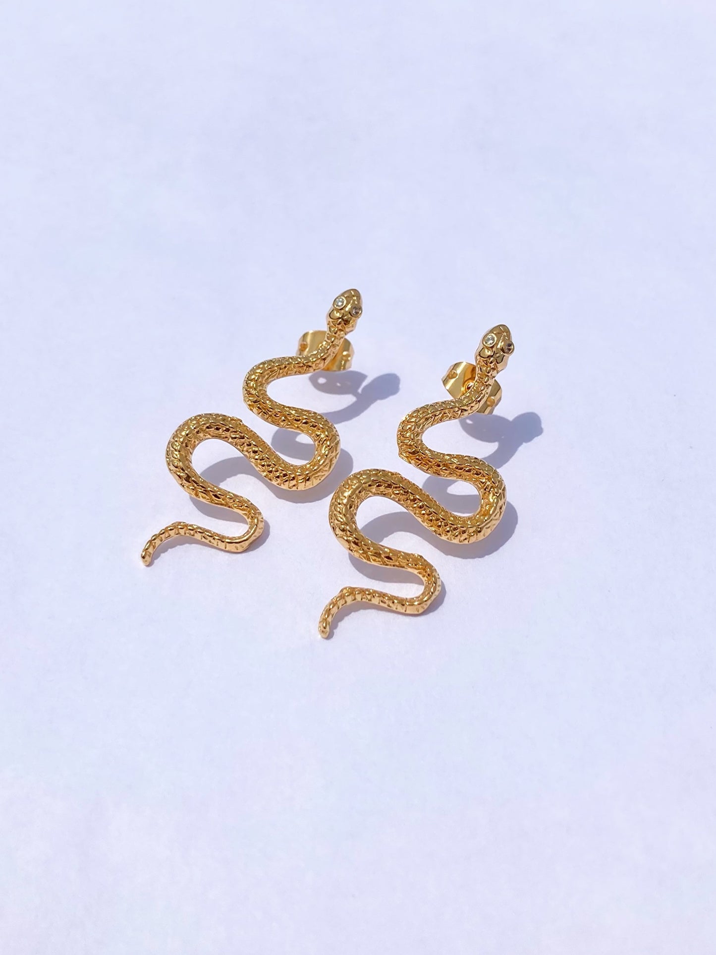 Aretes Serpiente Grande