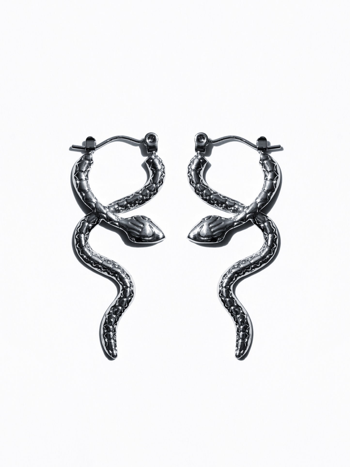 Aretes Serpiente Enroscada